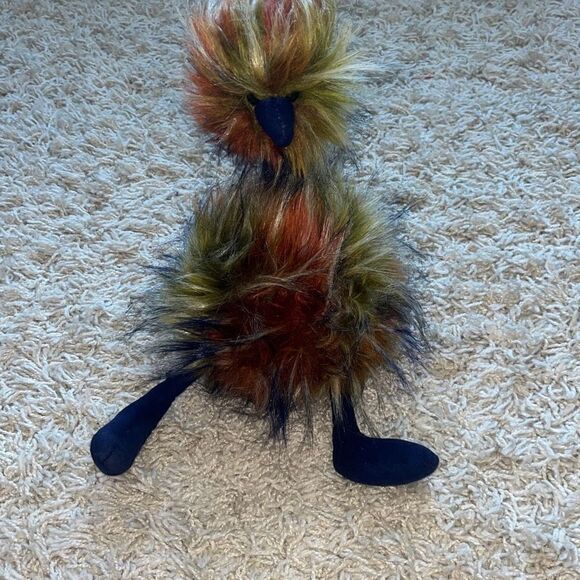 Jellycat London Spiced Pompom 13” Plush Stuffed Ostrich EMU Bird Toy - Picture 1 of 12